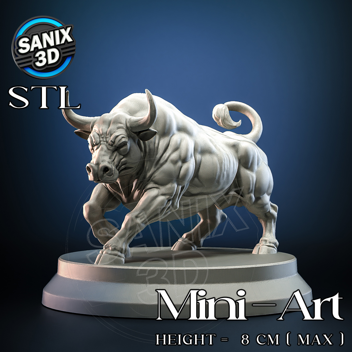 Charging Bull – Arturo Di Modica STL model for 3D printing