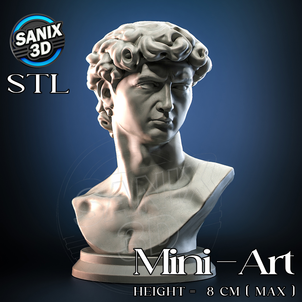David – Michelangelo STL model for 3D printing
