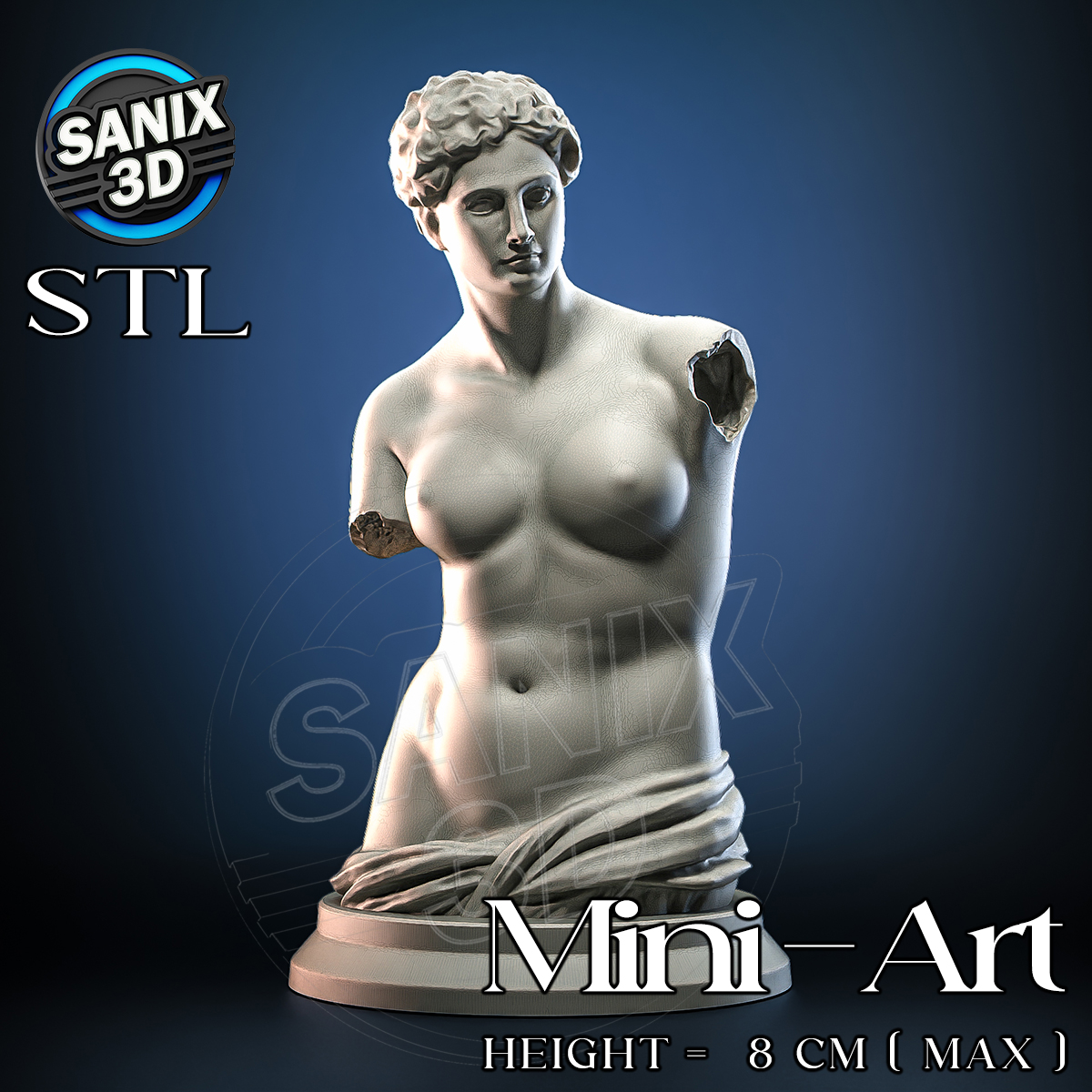 Venus de Milo – Alexandros of Antioch STL model for 3D printing