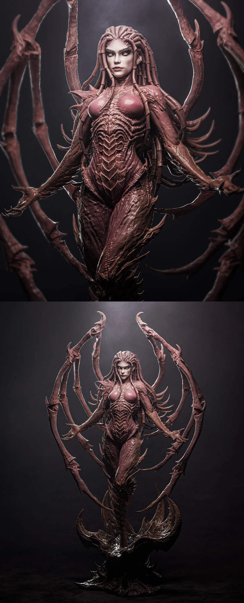 Sarah Kerrigan Queen of Blades STL File for 3D Printing STL model for 3D printing