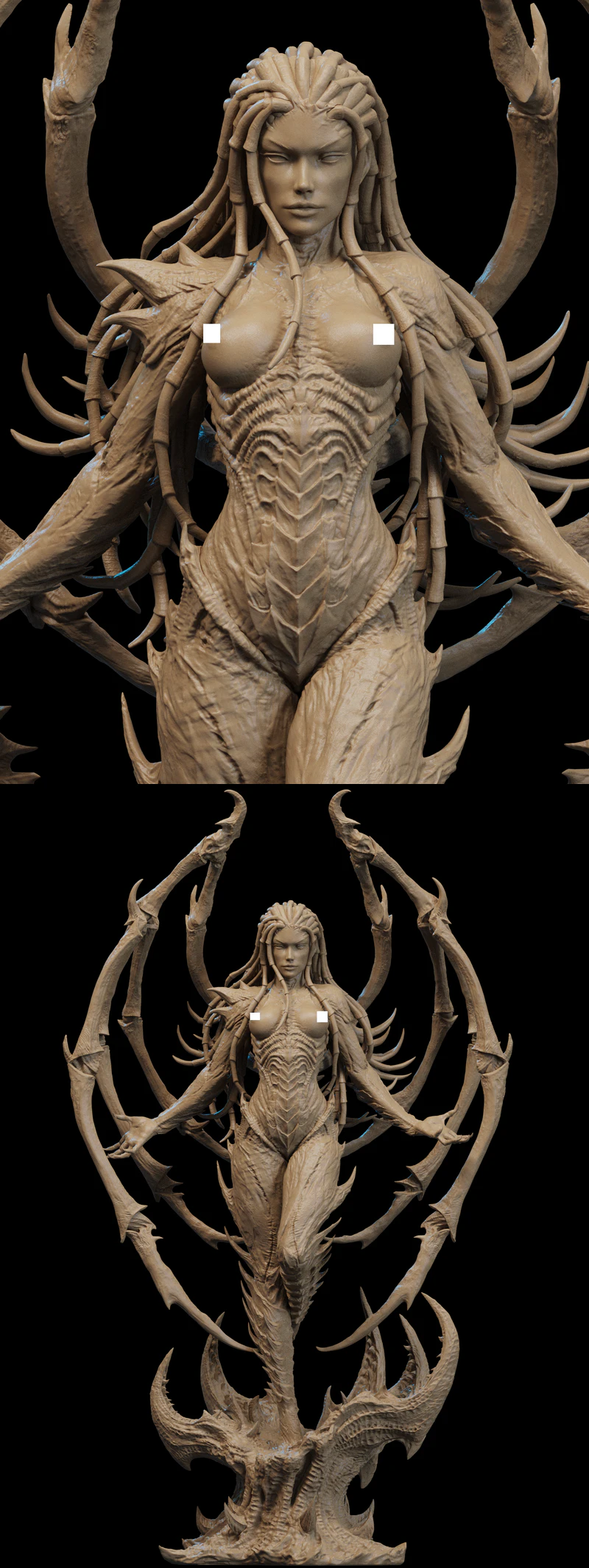 Sarah Kerrigan Extra Miniature STL File for 3D Printer STL model for 3D printing