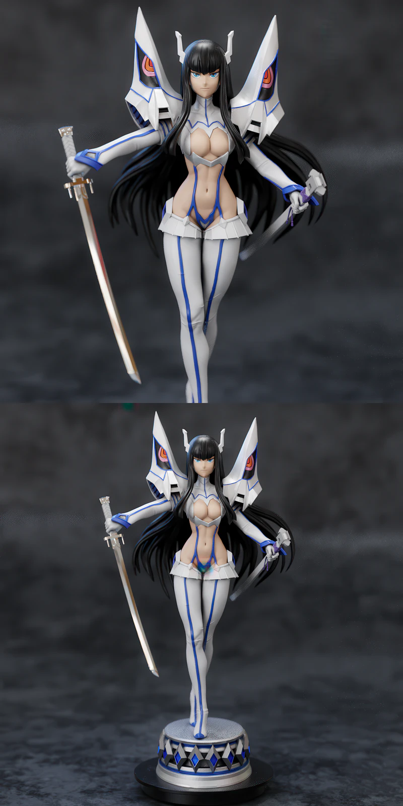 Satsuki Kiryuin STL 3D Printable Figure Model STL model for 3D printing