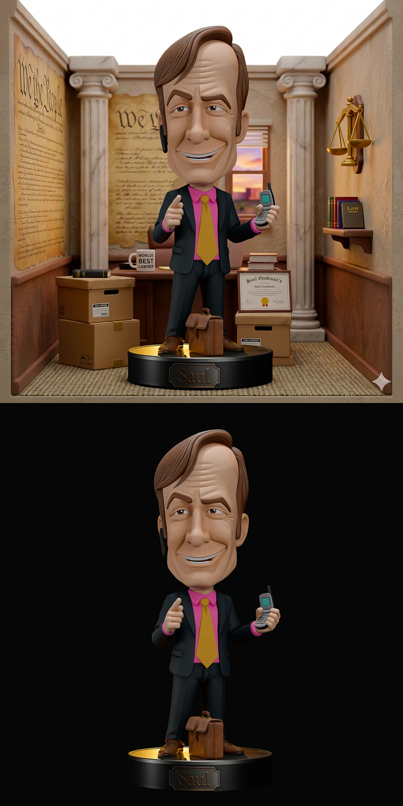 Saul Goodman STL model for 3D printing