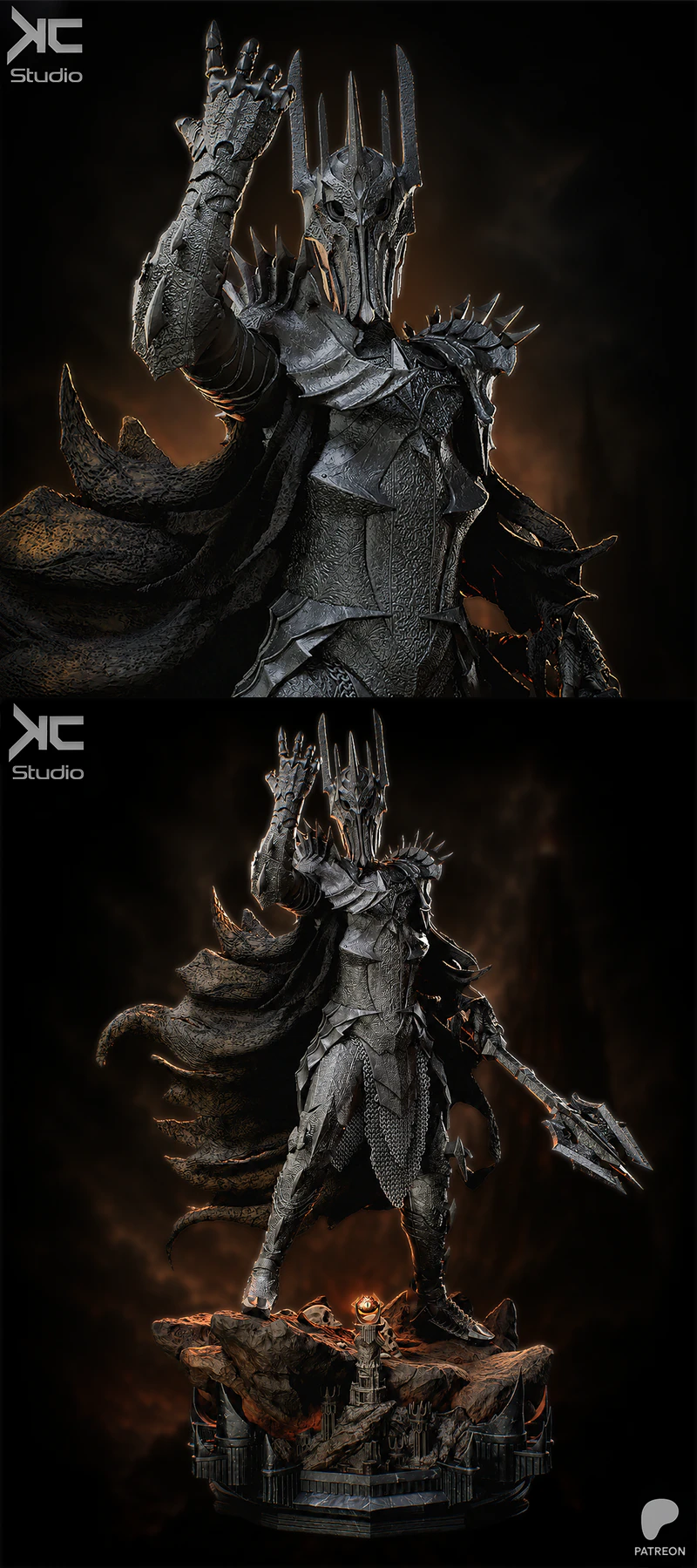 Sauron – LOTR Fanart STL model for 3D printing