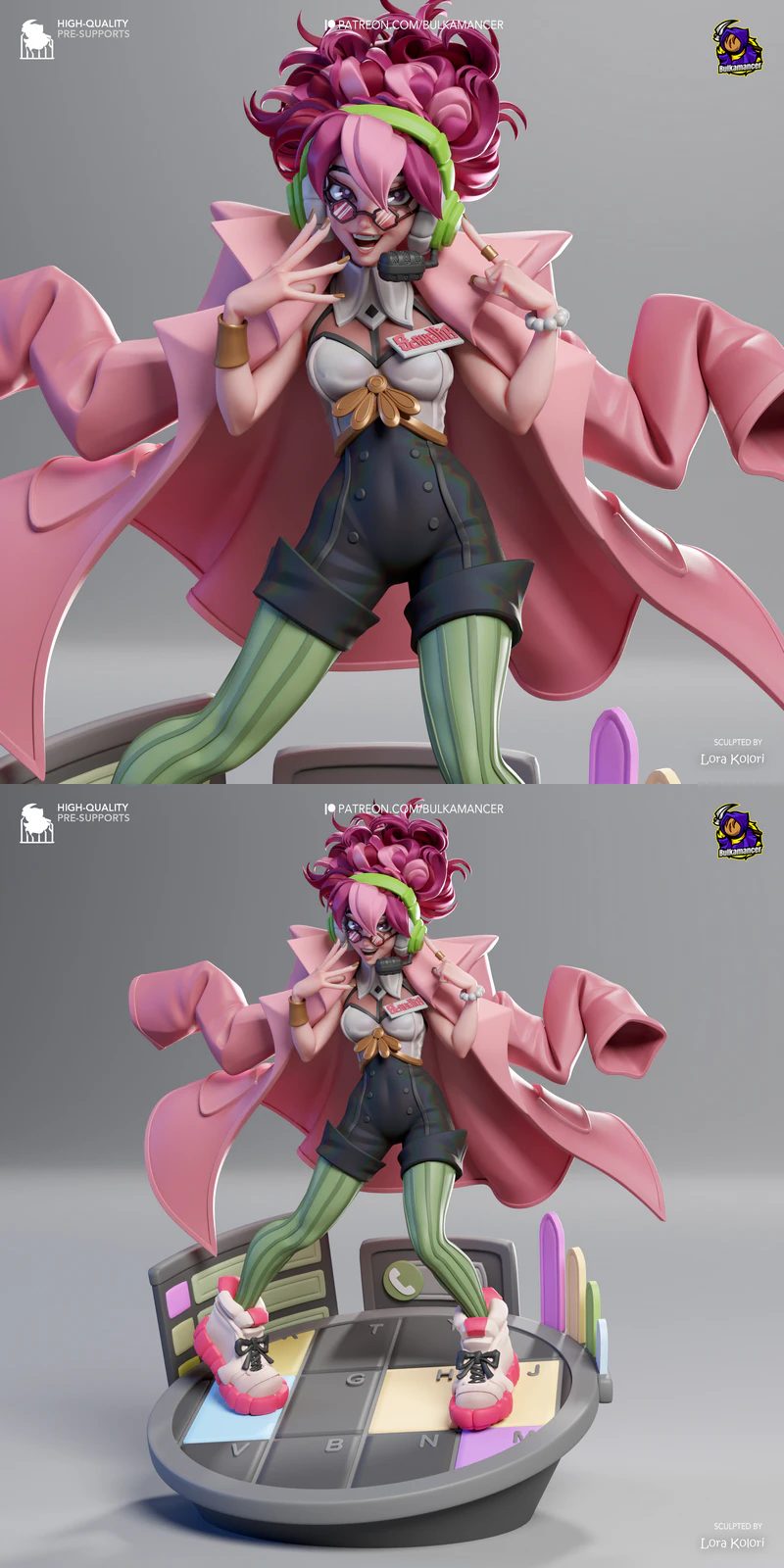 Scamellia Unbreadable 3D Printable Miniature STL File STL model for 3D printing