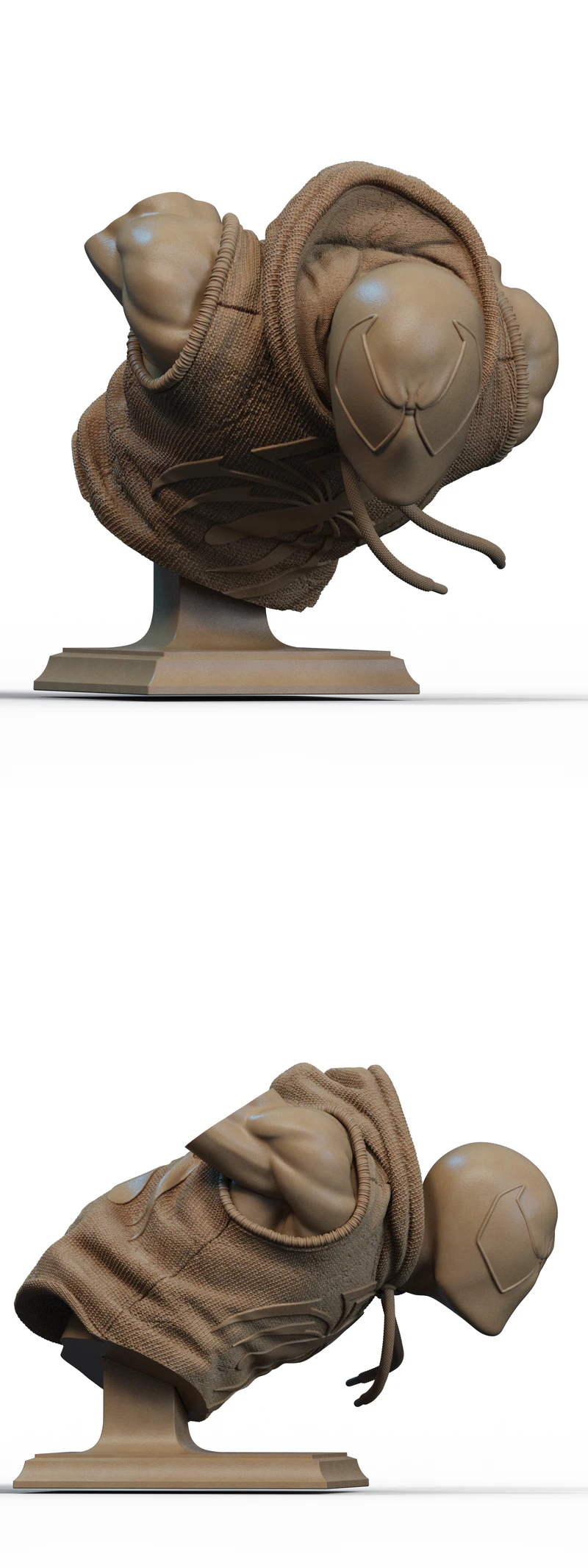 Scarlet Spider 3D Printable Bust STL File STL model for 3D printing