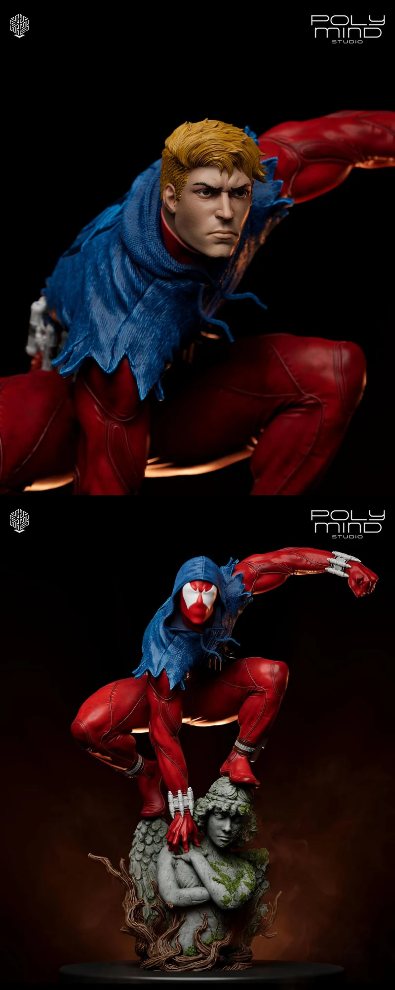 Scarlet Spider 3D Printable Miniature STL File STL model for 3D printing