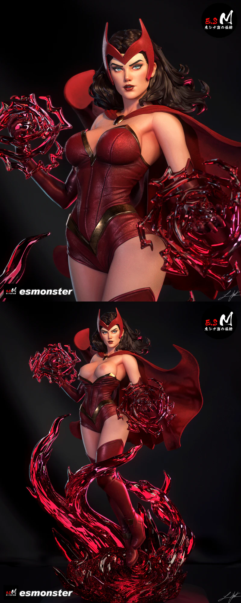 Scarlet Withch STL model for 3D printing