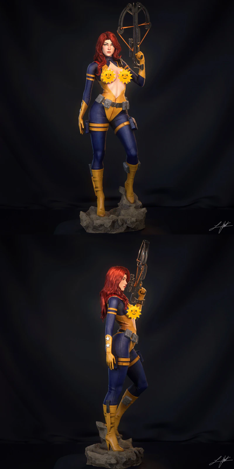 Scarlett Extra 3D Printable Miniature STL File STL model for 3D printing