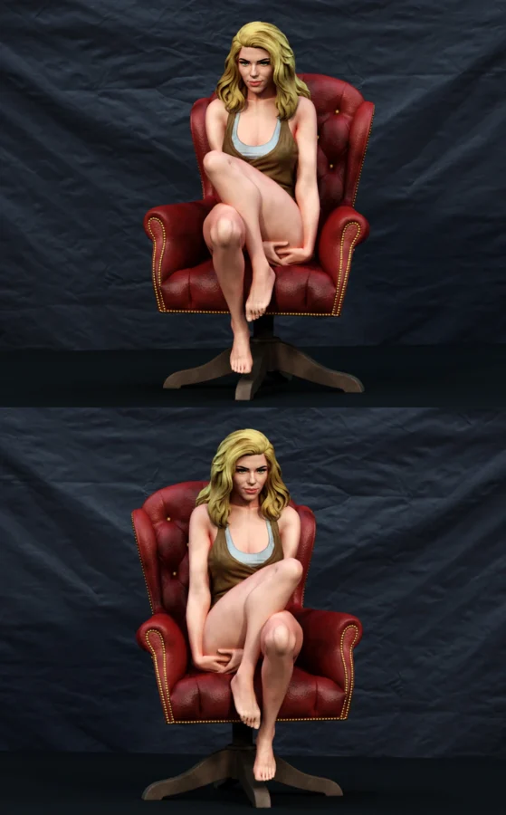 Scarlett Johansson STL model for 3D printing