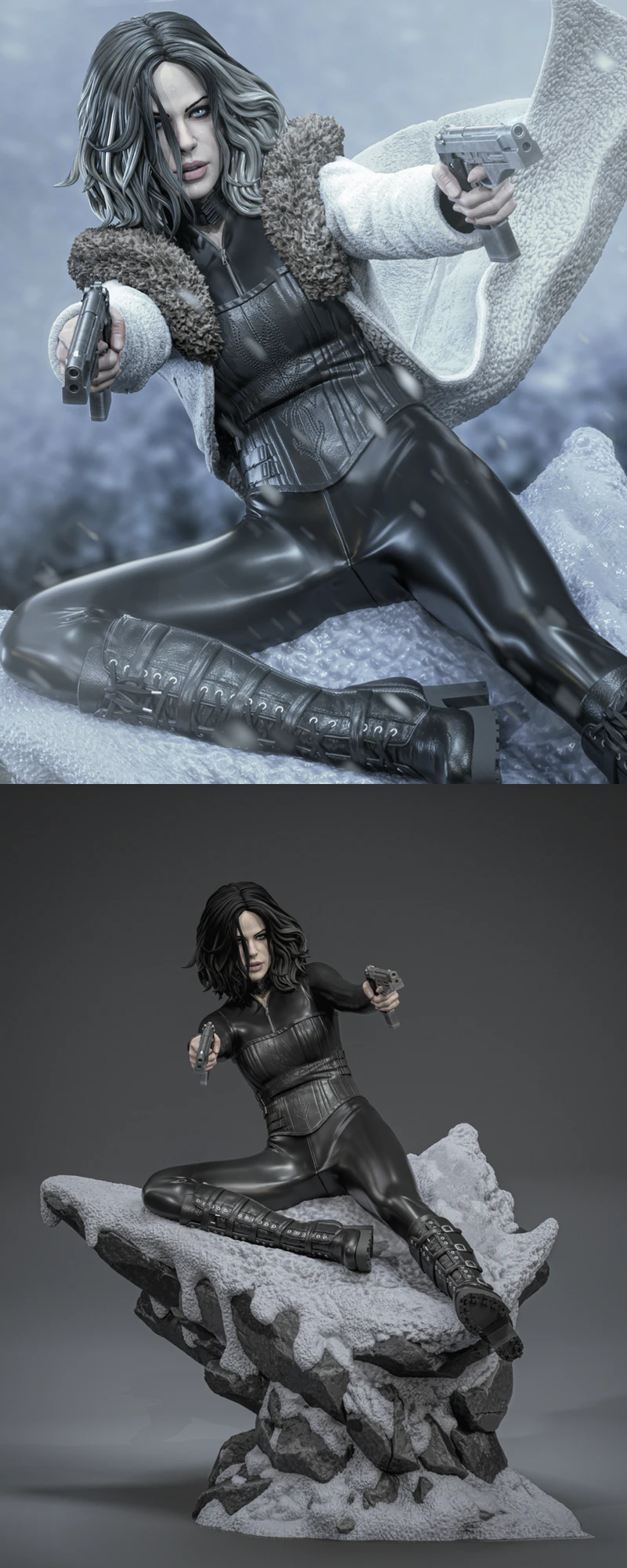 Selene Moon Priestess 3D Printable STL Figure STL model for 3D printing