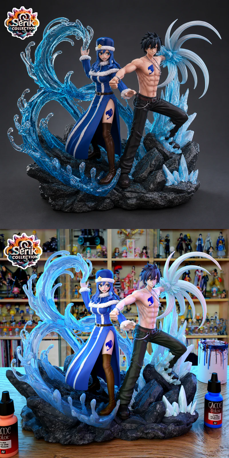 JUVIA X GRAY – FAIRY TAIL STL model for 3D printing