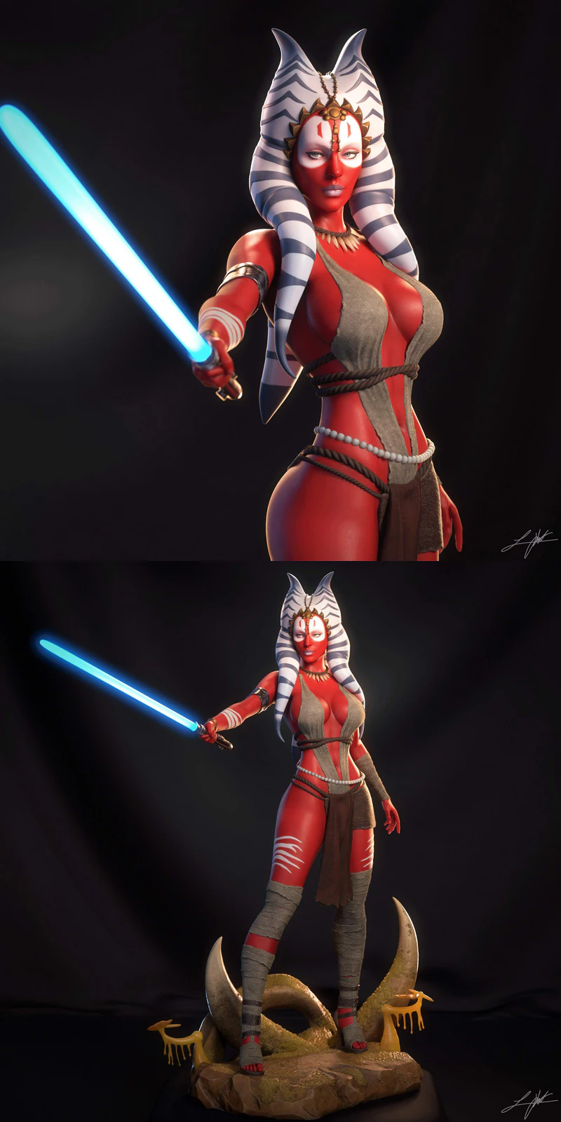 Shaak Ti Star Wars STL model for 3D printing