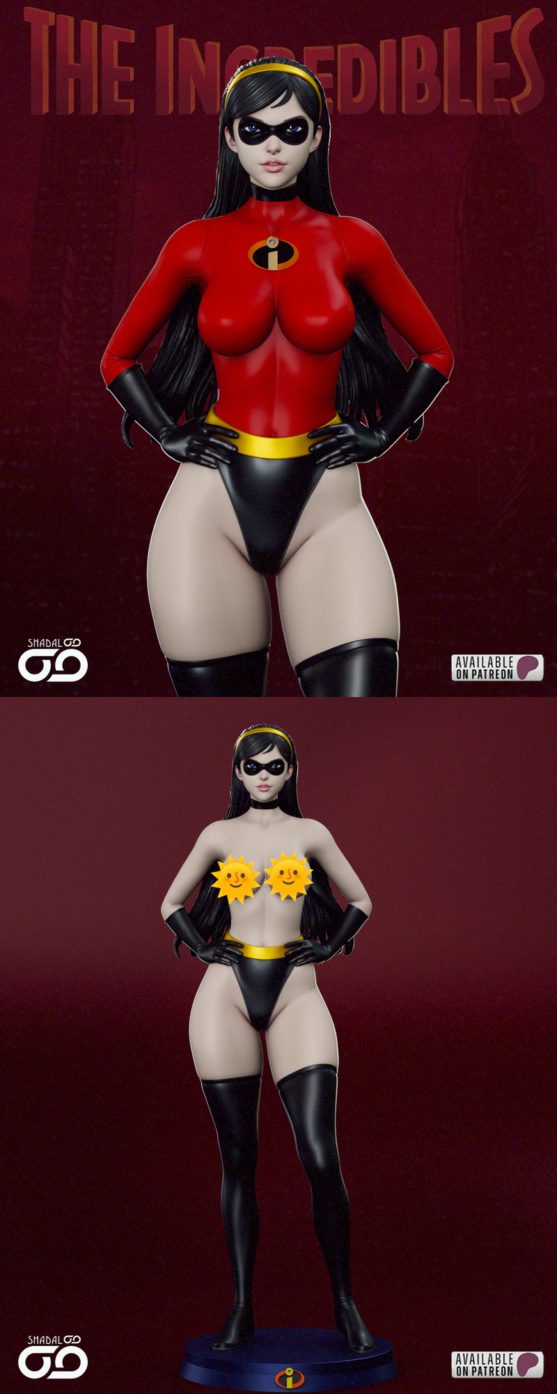The Incredibles – Violet Parr STL model for 3D printing