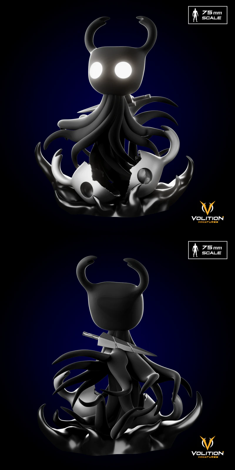 Hollow Knight Shade STL Figure for 3D Printing STL model for 3D printing
