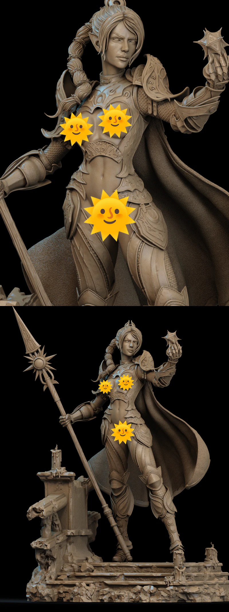 Shadowheart Extra STL File STL model for 3D printing