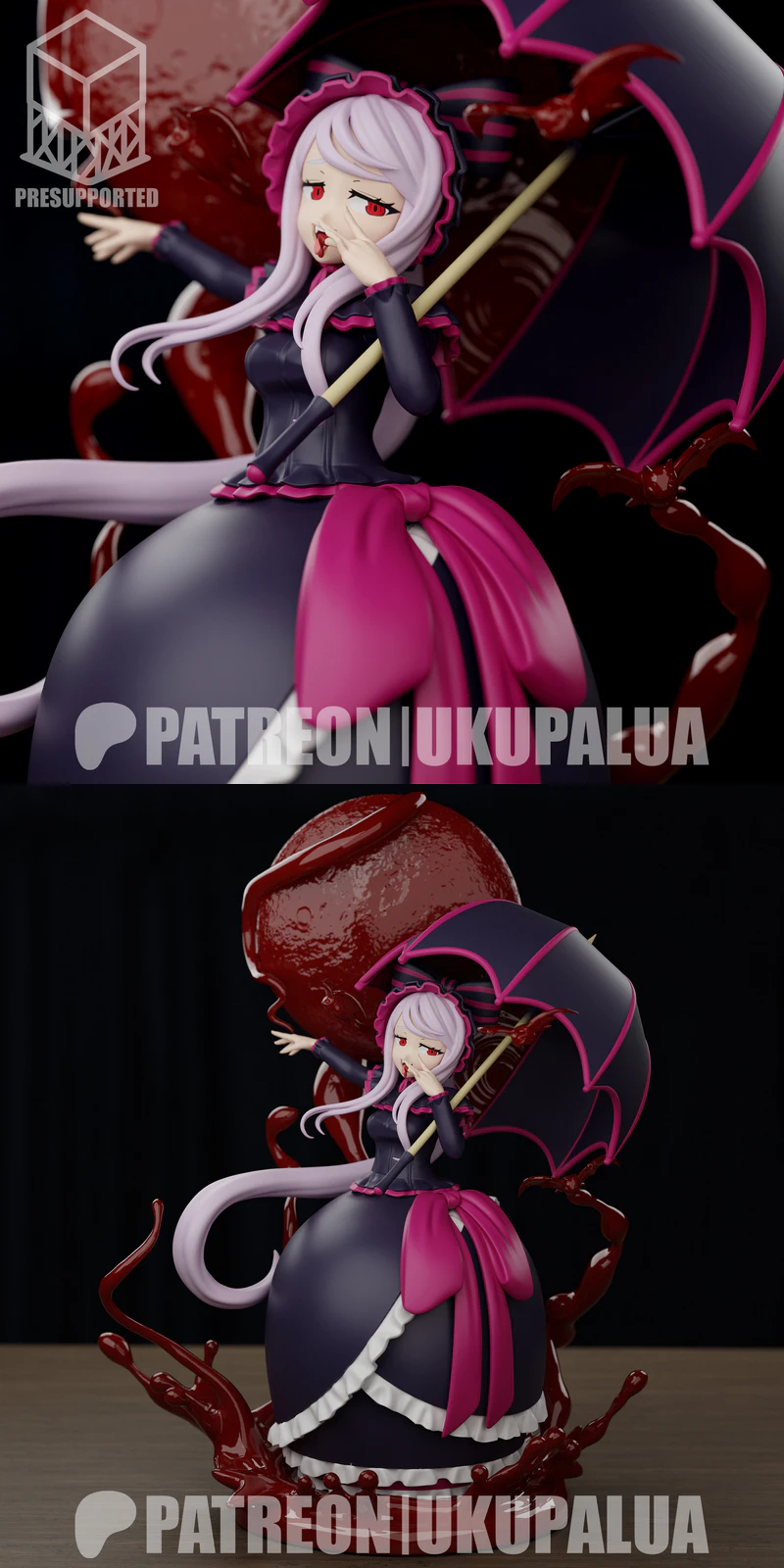 Shalltear Bloodfallen – Overlord 3D Printable Miniature STL File STL model for 3D printing