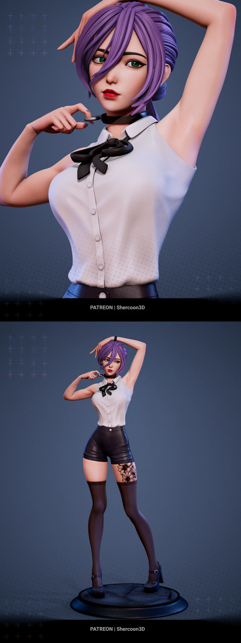 Reze – Inspired by Anime Action Tales STL model for 3D printing