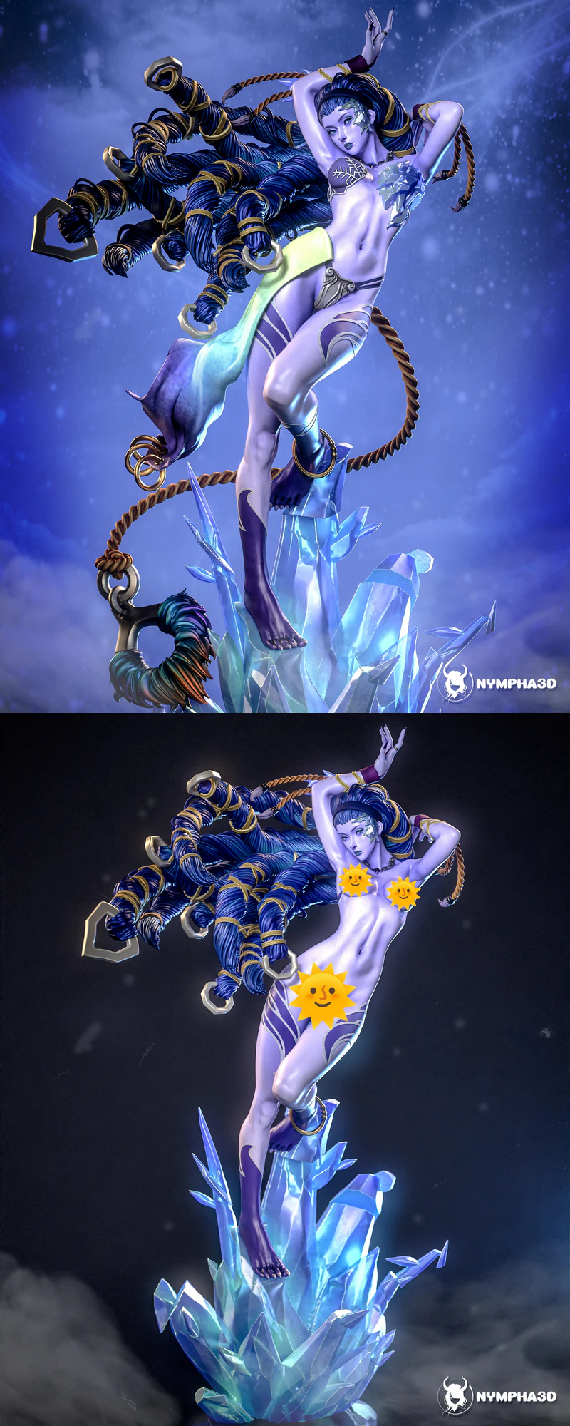 Shiva Summoner STL Figure for 3D Printing STL model for 3D printing