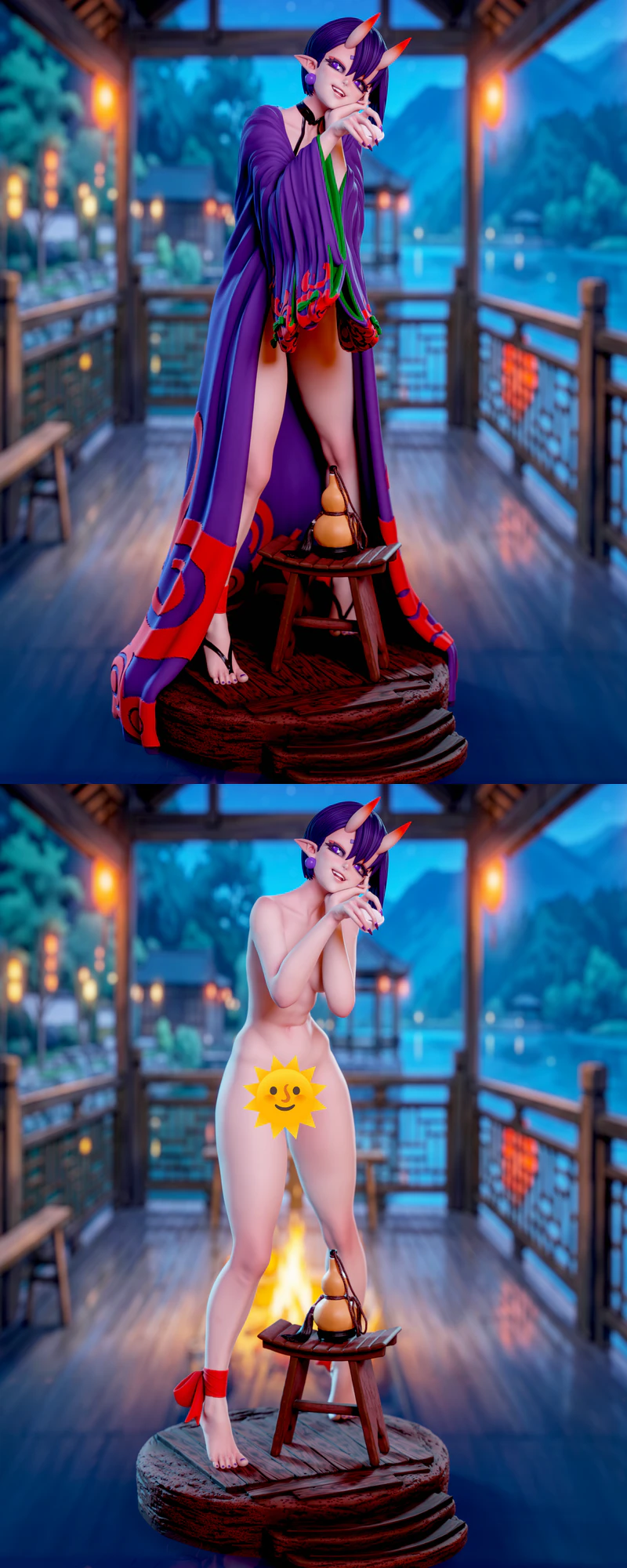Shutei Doji FGO STL model for 3D printing