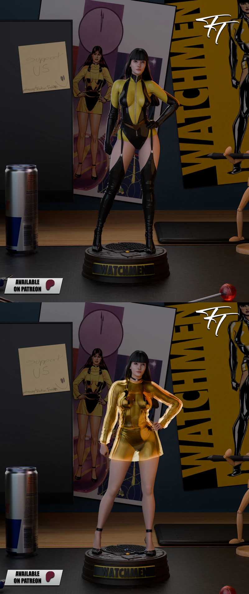 Silk Spectre STL model for 3D printing