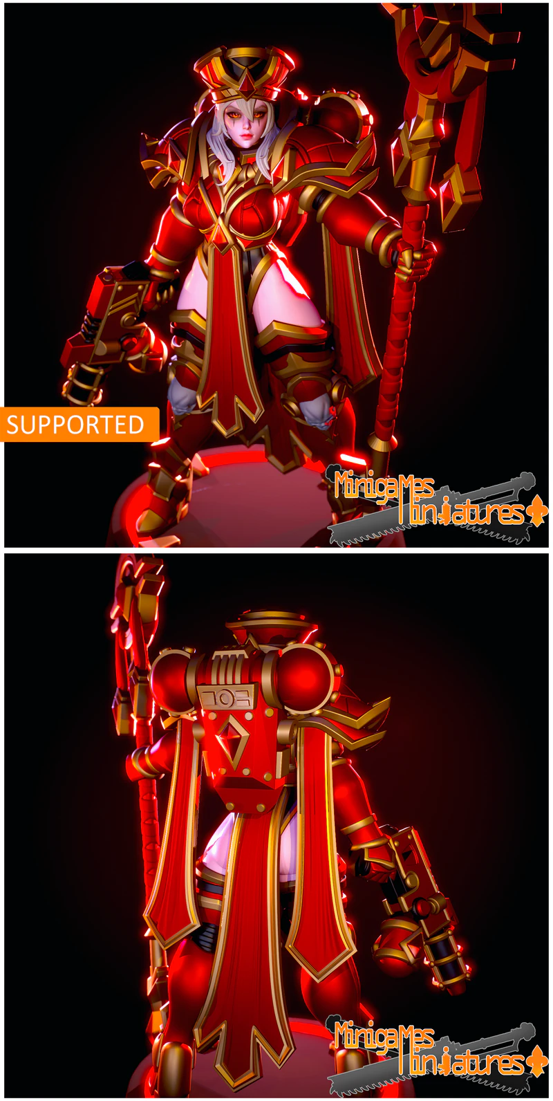 Sister Whitemane 3D Printable Figure STL File STL model for 3D printing