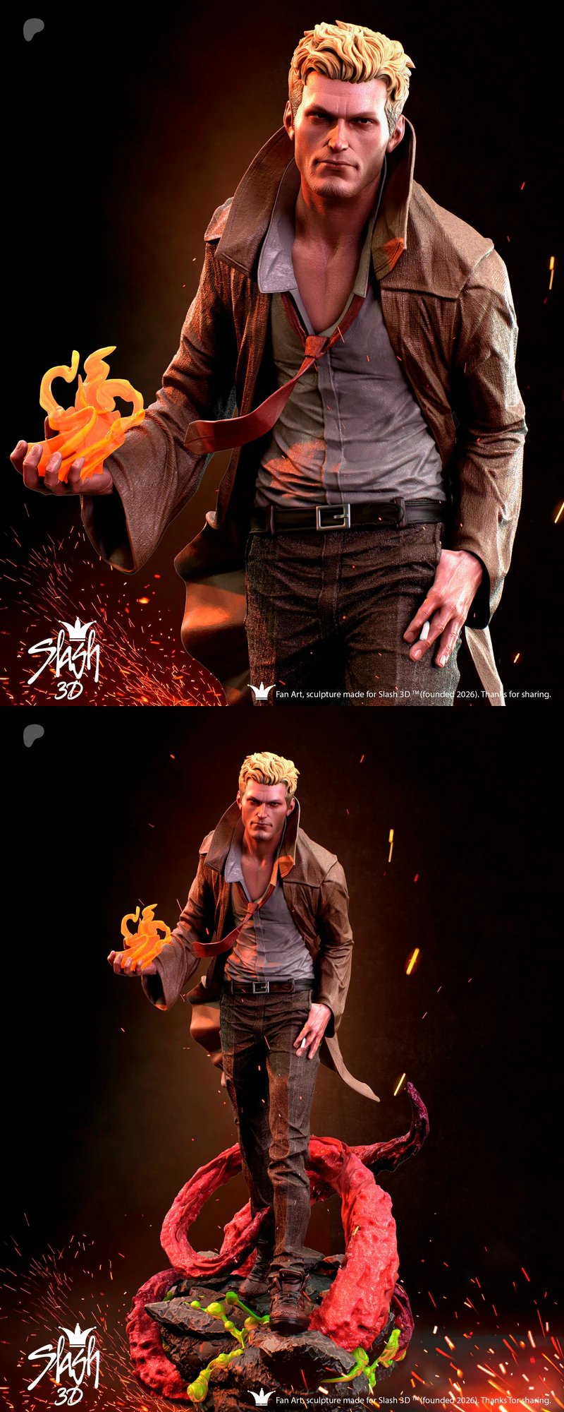 Constantine STL model for 3D printing