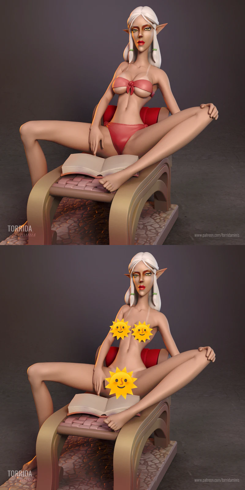 Solana getting some color STL model for 3D printing