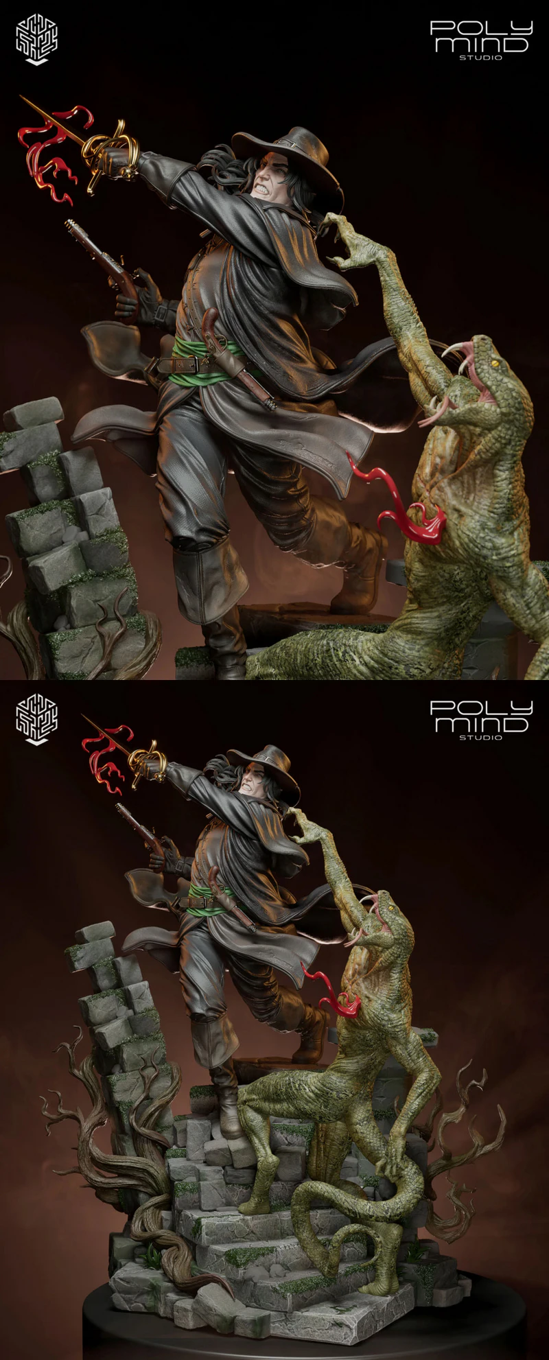 Solomon Kane STL model for 3D printing