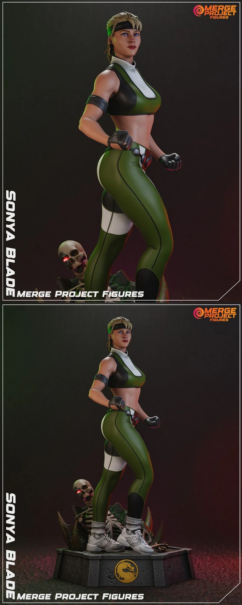 Sonya – Mortal Kombat 3 STL model for 3D printing