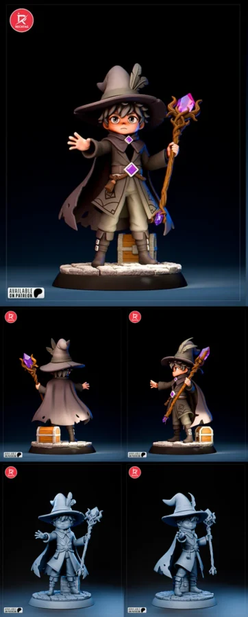 Sorcerer – Task Bar Hero STL model for 3D printing