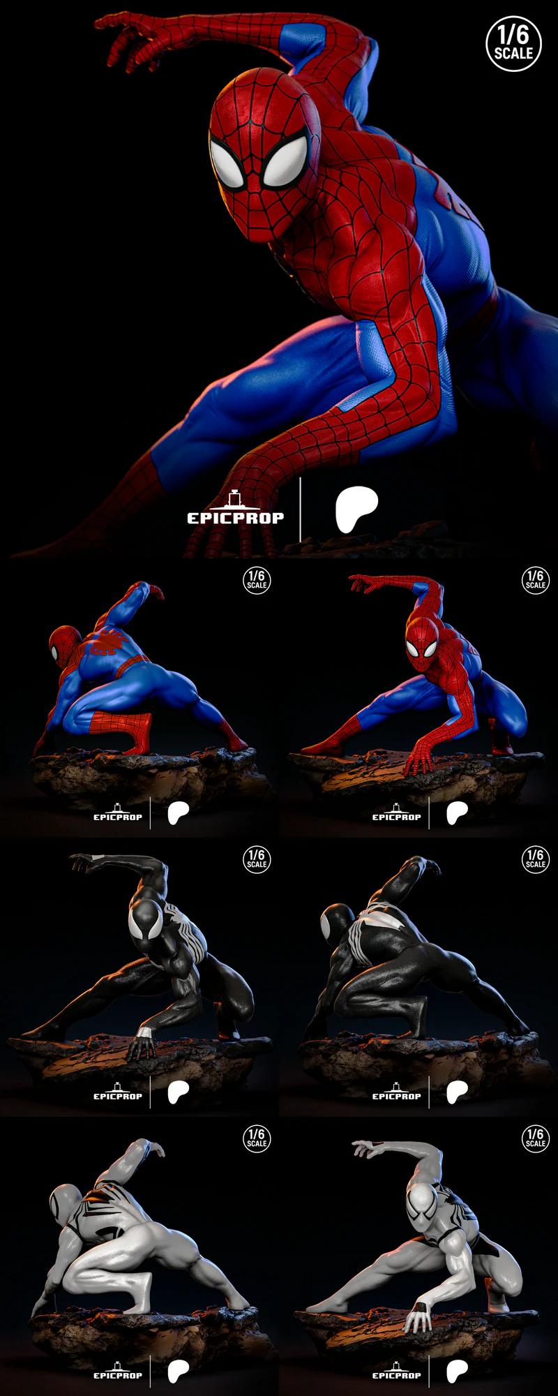Spiderman Diorama 3D Printable STL Model STL model for 3D printing