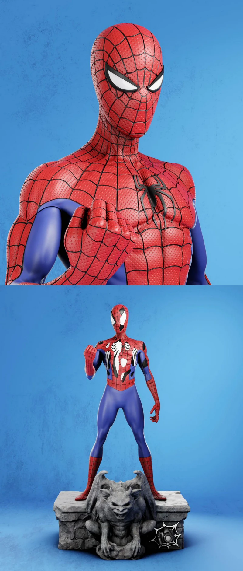Spider Hero STL File for 3D Printing STL model for 3D printing