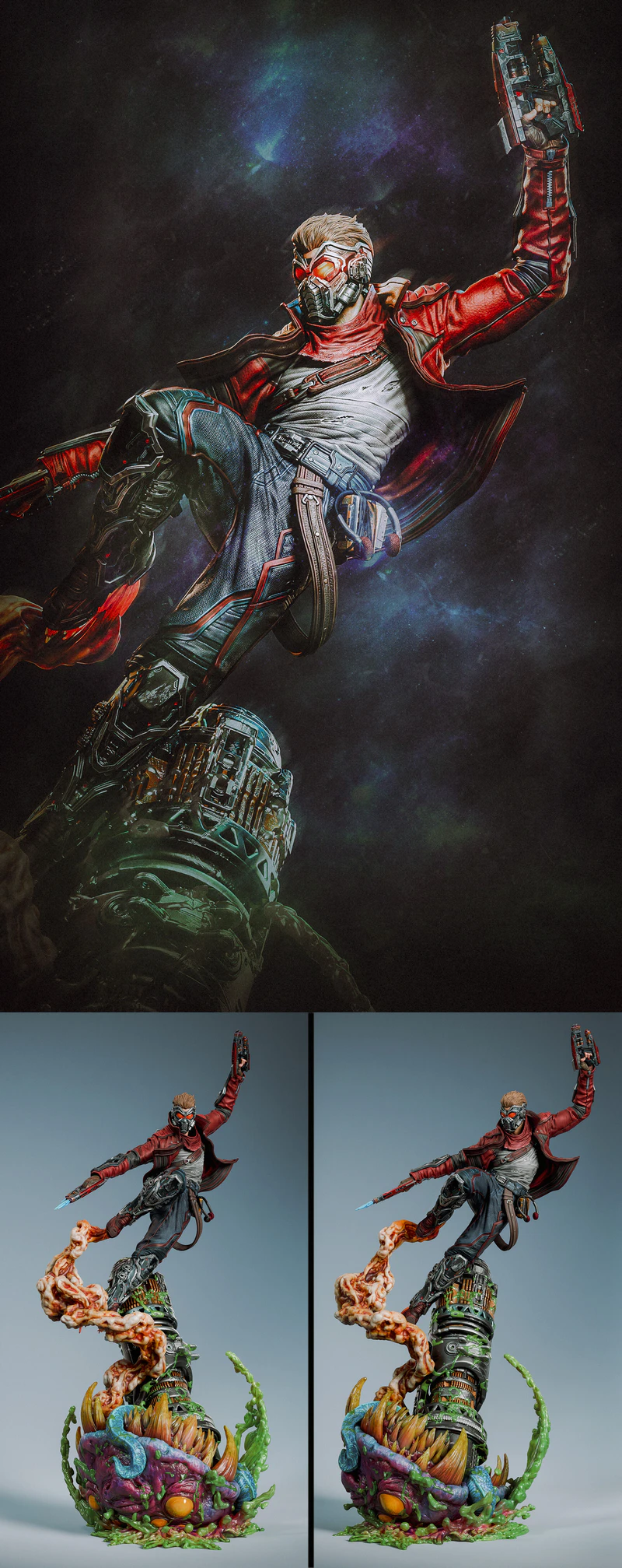 Star Lord 3D Printable STL Figure for Resin Printer STL model for 3D printing