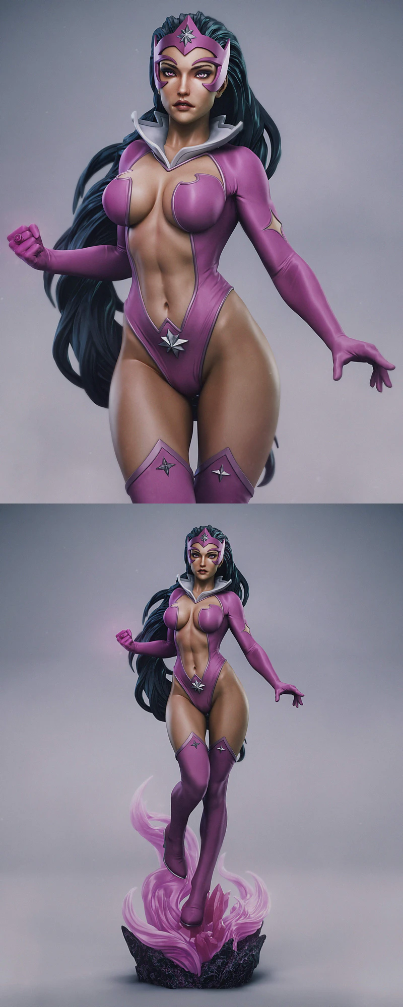Star Sapphire – DC STL model for 3D printing