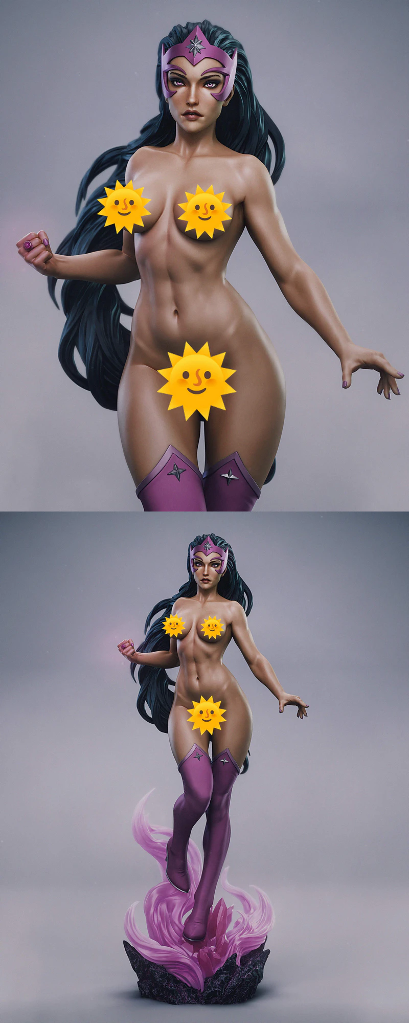 Star Sapphire Extra STL model for 3D printing
