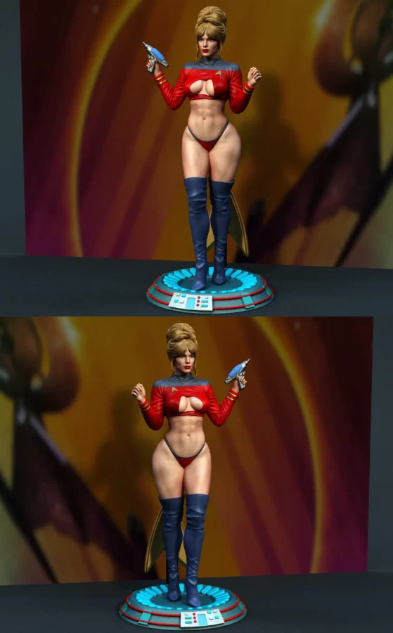 Star Trek – Female Starfleet Officer STL model for 3D printing
