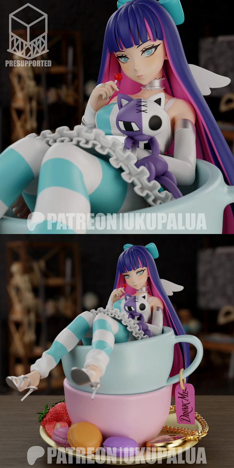 Anarchy Stocking 3D Printable Model STL model for 3D printing