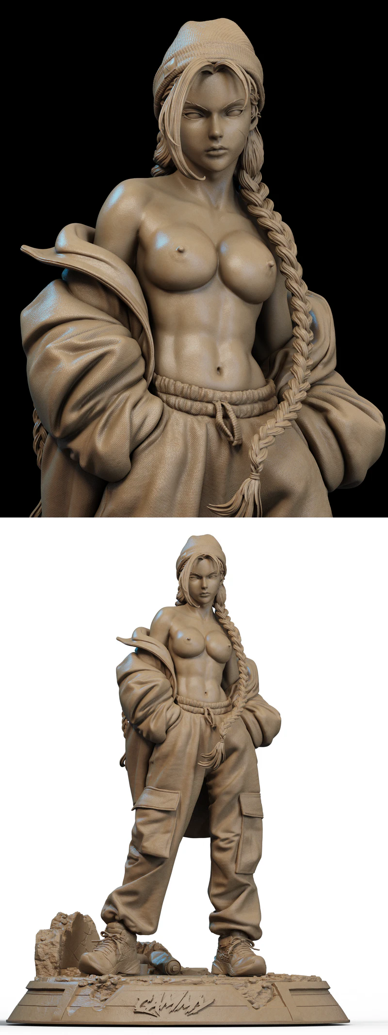 StreetWear Cammy Extra STL model for 3D printing