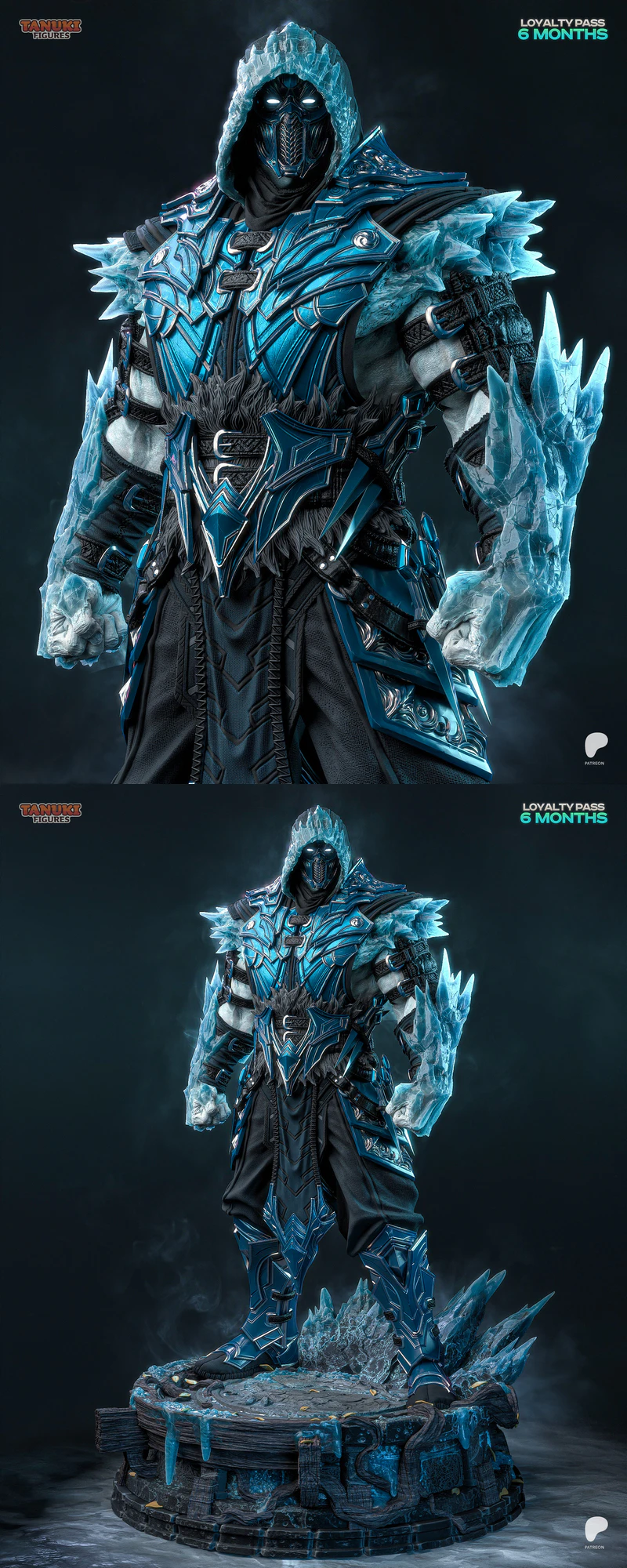 SubZero – Inspired by Fighting Game Legends STL model for 3D printing