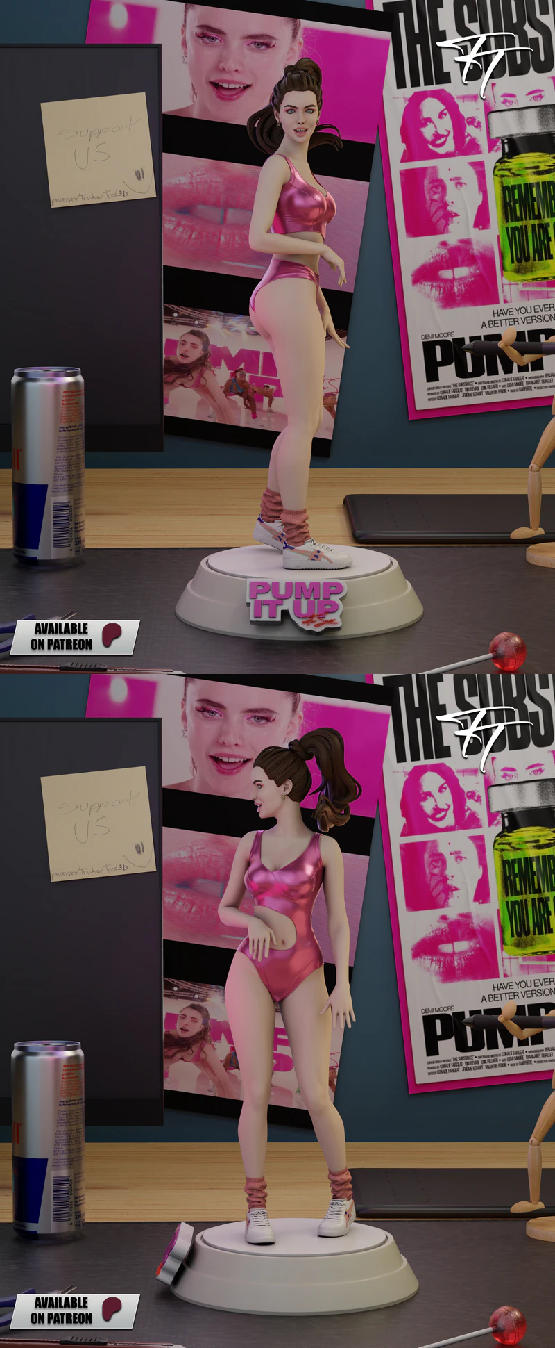 Sue Studio Fitness Idol 3D Printable Figure STL Model STL model for 3D printing