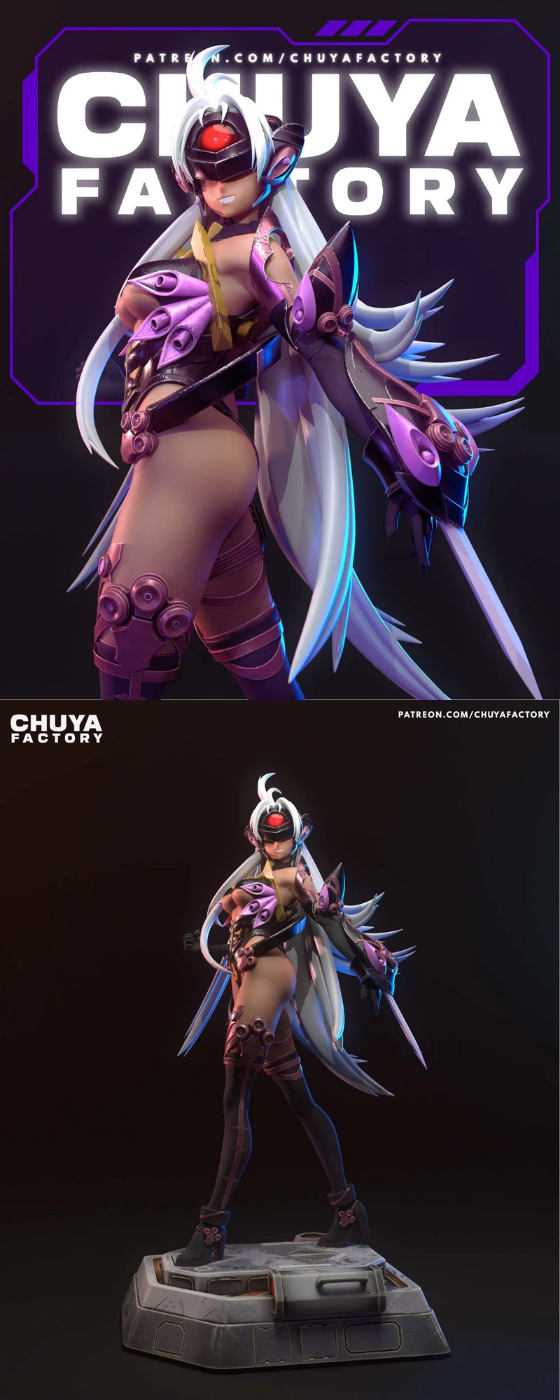 T-Elos – Crimson Antithesis STL model for 3D printing