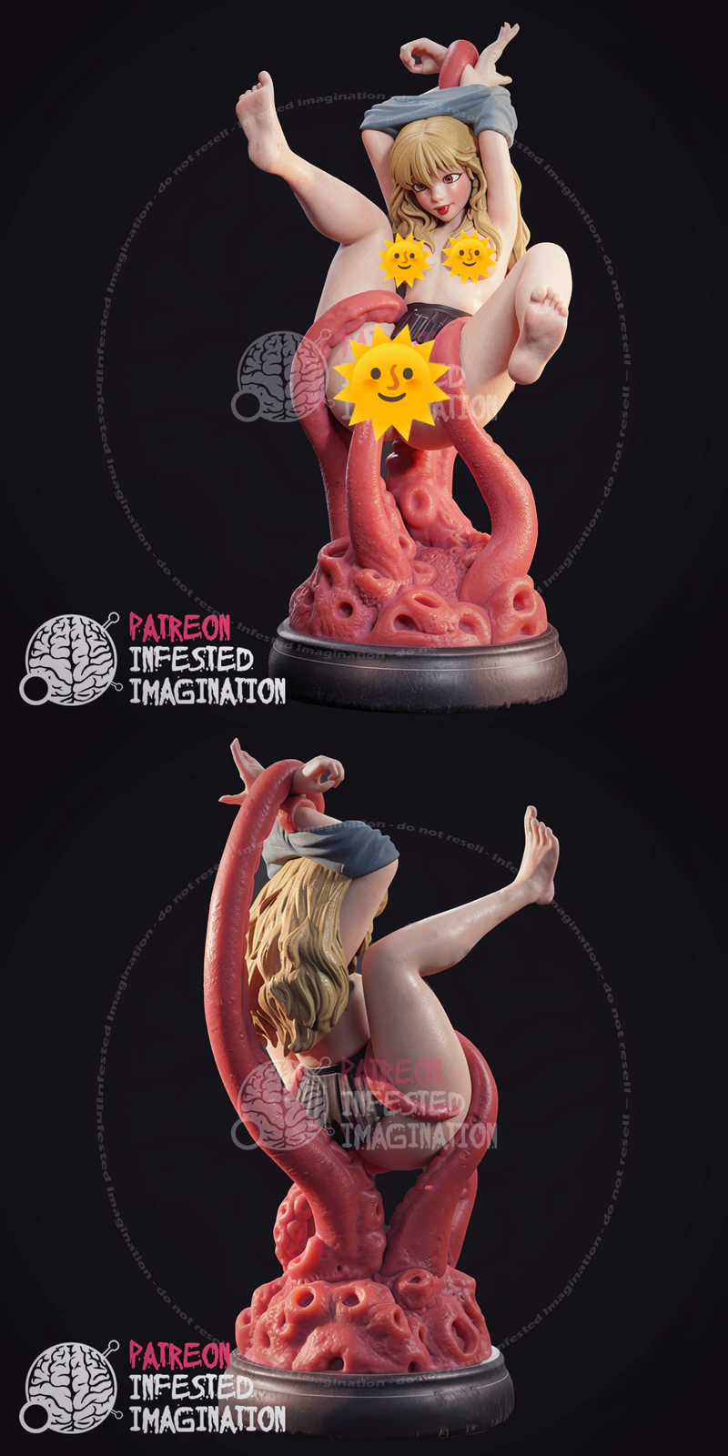 TENTACLES STL model for 3D printing
