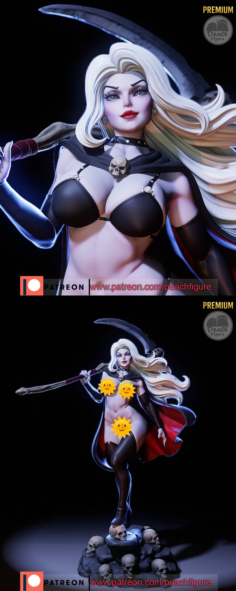 THE DEAD MAIDEN STL model for 3D printing