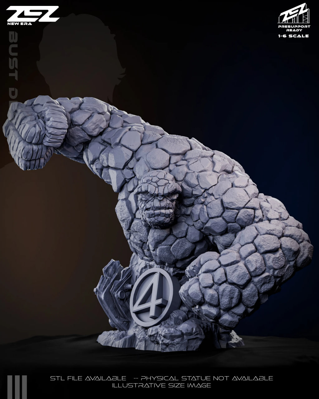 THE THING Bust 3D Printable STL Model STL model for 3D printing