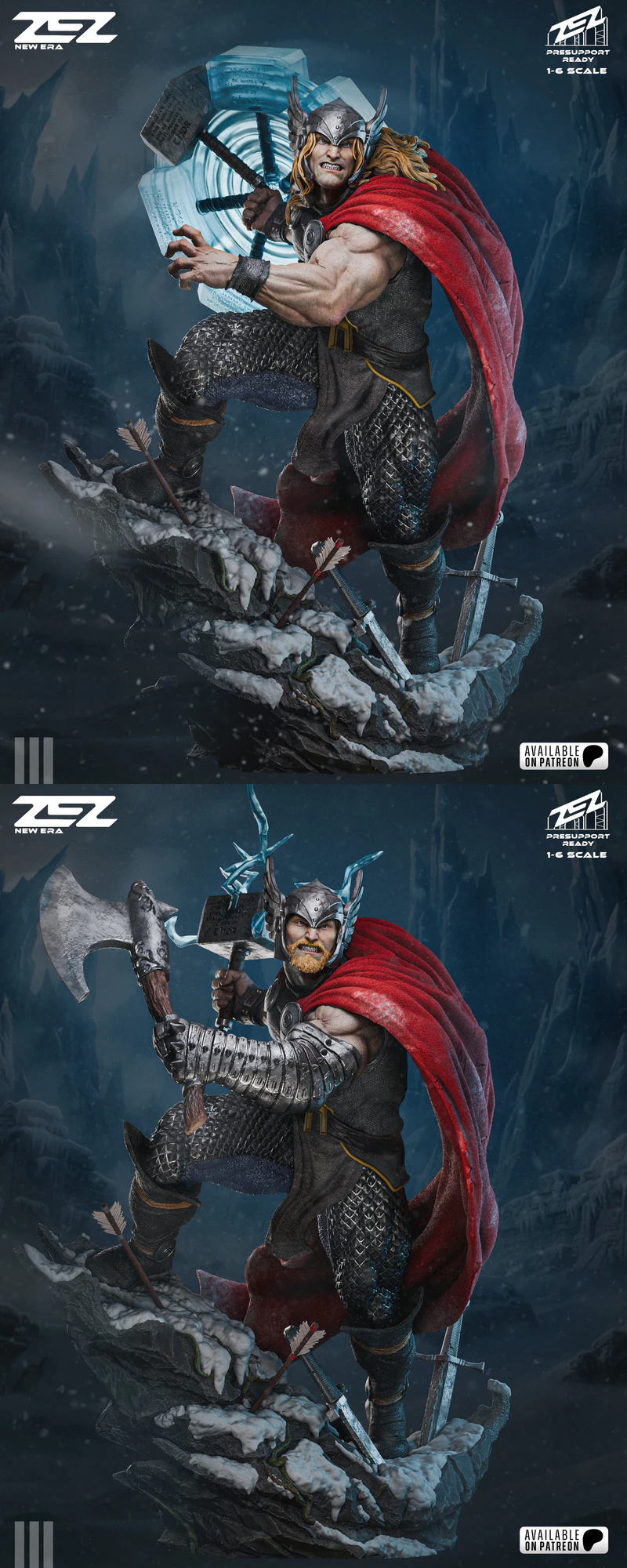 THOR – God of Thunder 3D Printable STL File STL model for 3D printing