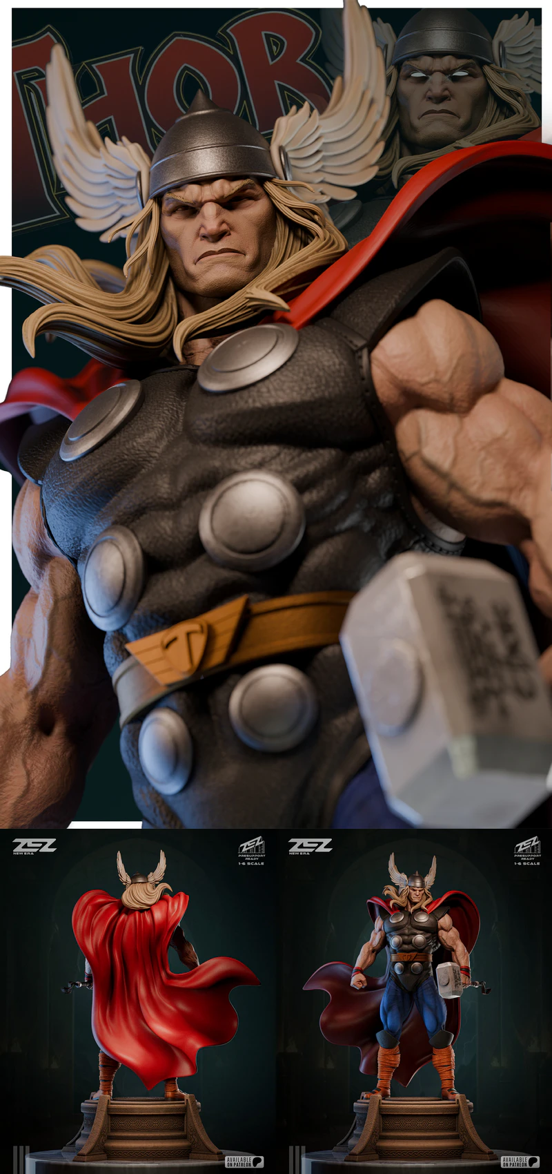 Thor Museum 3D Printable STL Model for Resin Printer STL model for 3D printing