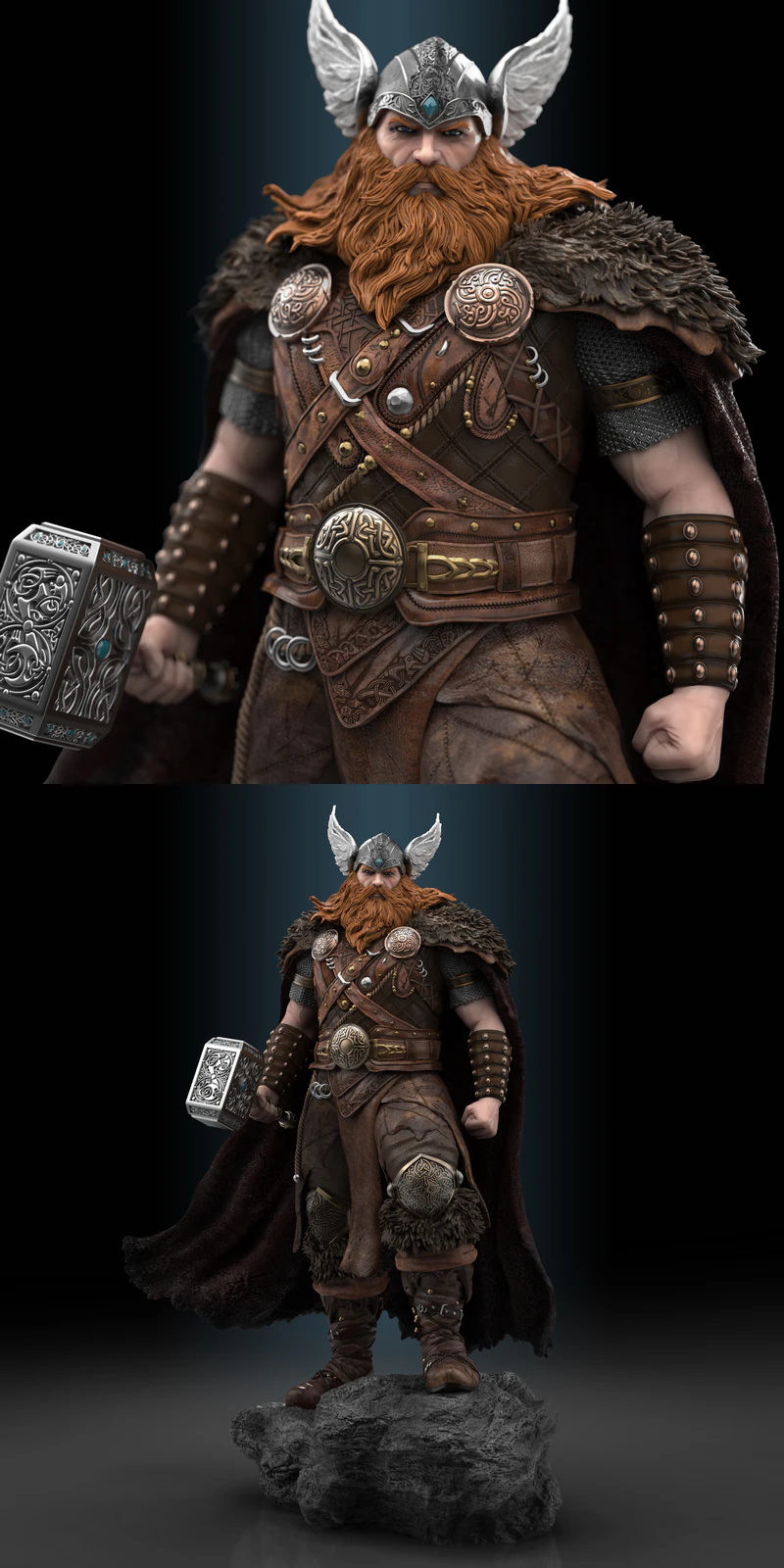Thor Viking – Inspired by Norse Legends STL model for 3D printing