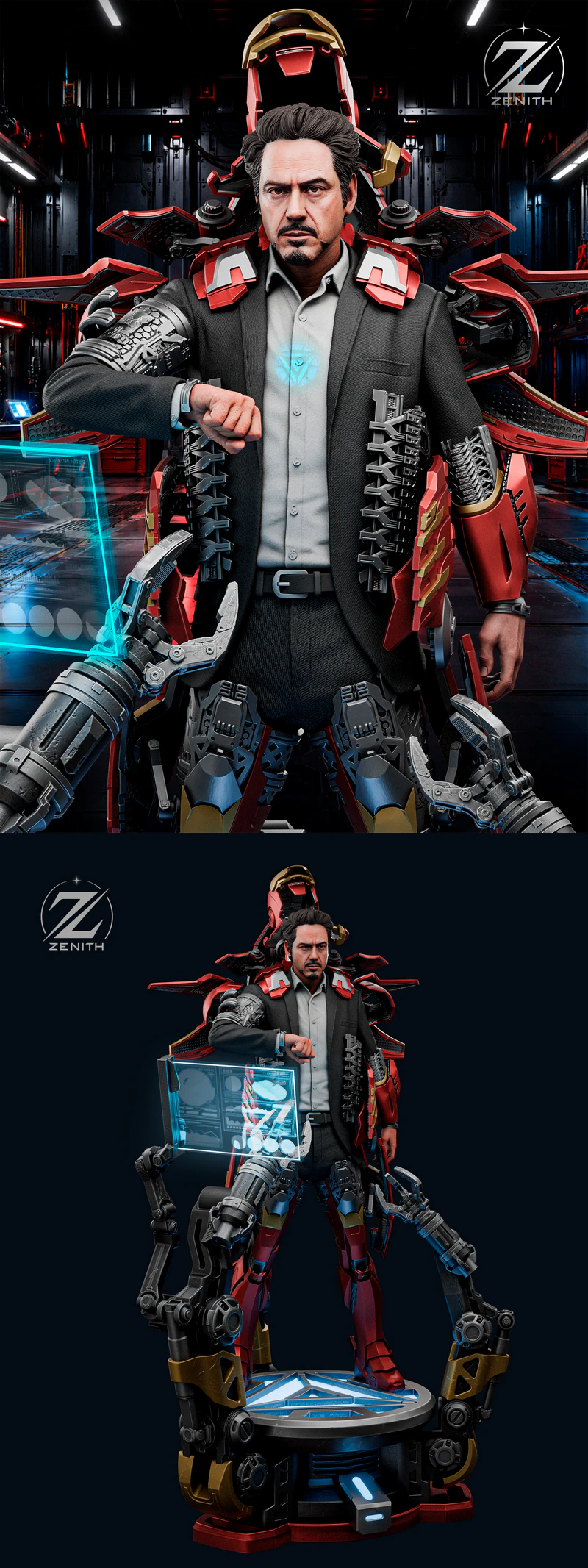 TONY STARK STL model for 3D printing