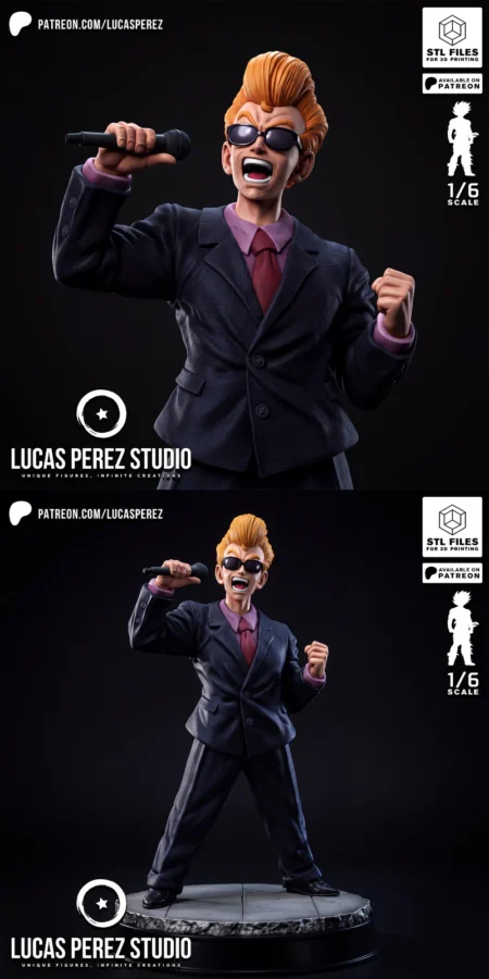 TOURNAMENT ANNOUNCER – Dragon Ball Z STL model for 3D printing